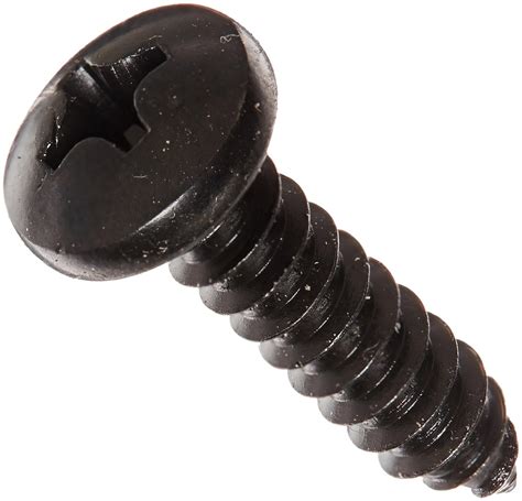 1 4 short back oxide sheet metal screw|black oxide rope screws.